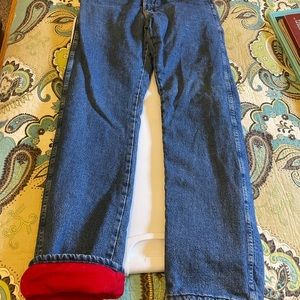 Mens Lined Jeans